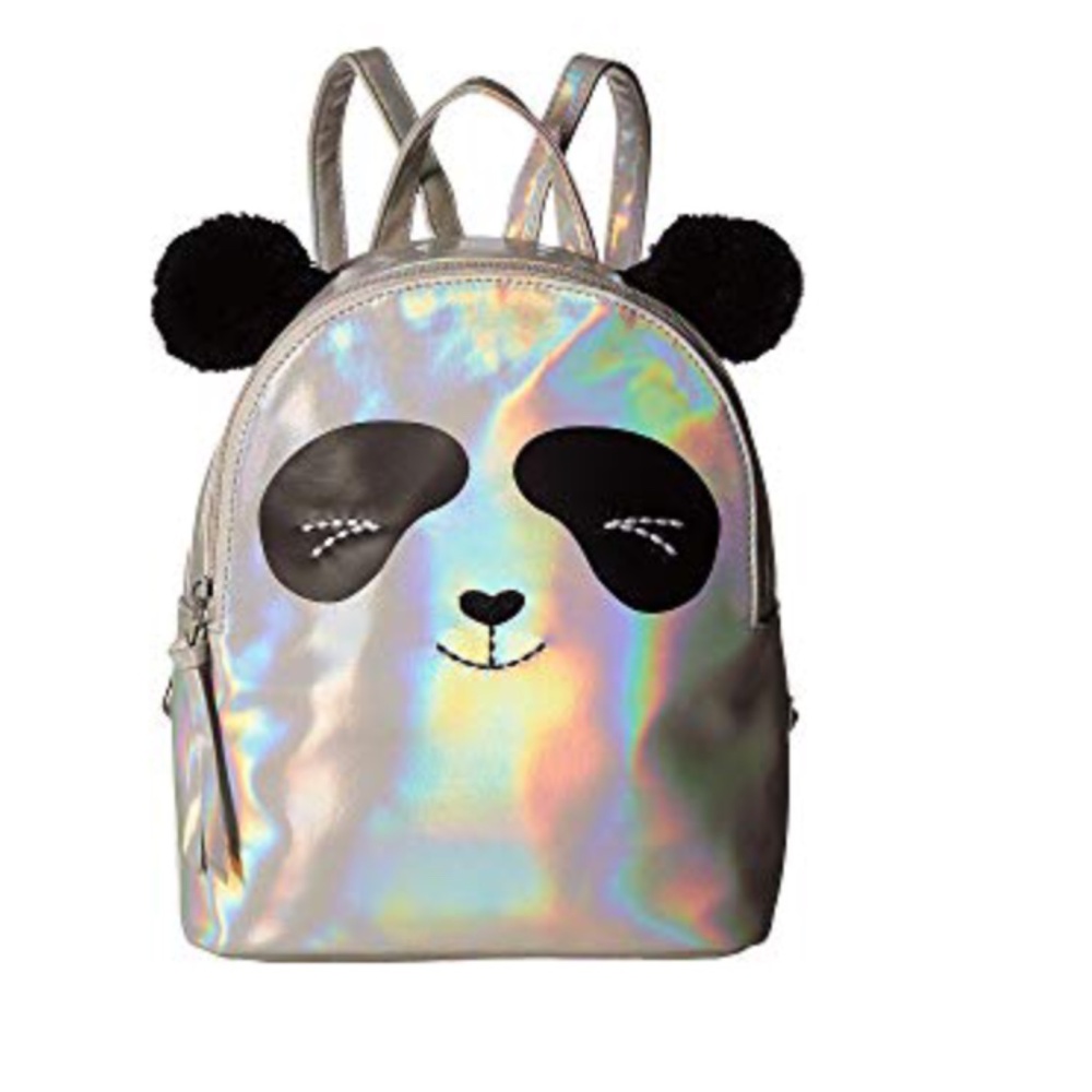 Iridescent Panda Mini Backpack
